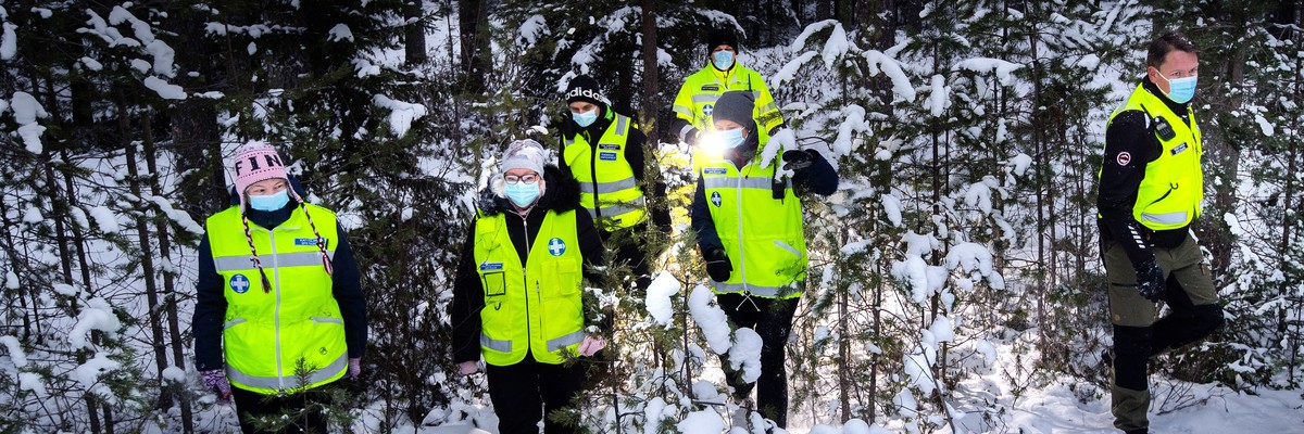 Vapaaehtoinen pelastuspalvelu auttaa hädän hetkellä